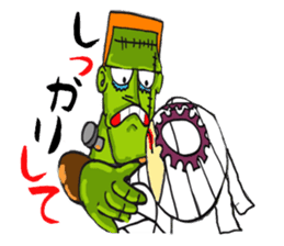 She of Frankenstein is a mummy sticker #9166408