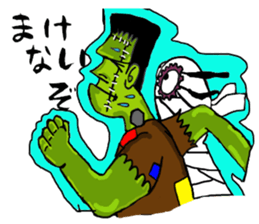 She of Frankenstein is a mummy sticker #9166415