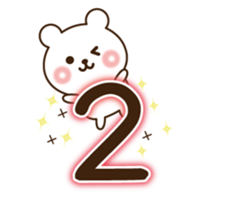 Merry Christmas &Happy New year Bear sticker #9166538