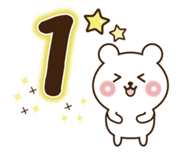 Merry Christmas &Happy New year Bear sticker #9166539