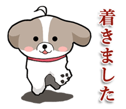 Cool Shih Tzu dog, Ponta. sticker #9166606