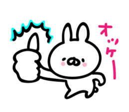 Rabbit in conversation sticker #9166717