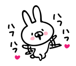 Rabbit in conversation sticker #9166719