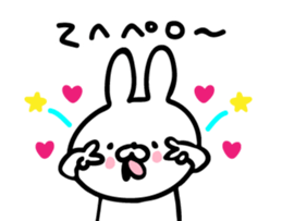 Rabbit in conversation sticker #9166724