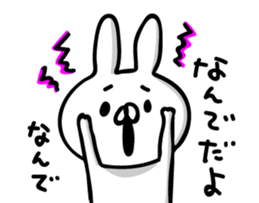 Rabbit in conversation sticker #9166730