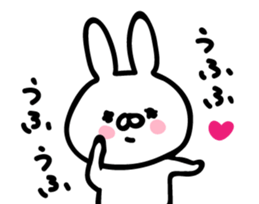 Rabbit in conversation sticker #9166734