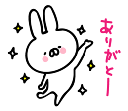 Rabbit in conversation sticker #9166740
