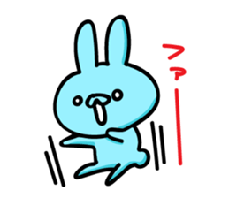Rabbit in conversation sticker #9166742