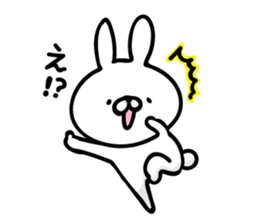 Rabbit in conversation sticker #9166748