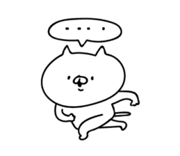 Cat in conversation sticker #9166985