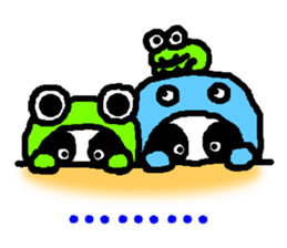 PAN-KO FROG sticker #9167006