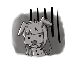 BiBi rabbit girl sticker #9168116