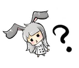 BiBi rabbit girl sticker #9168118