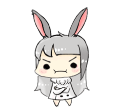BiBi rabbit girl sticker #9168131