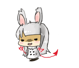 BiBi rabbit girl sticker #9168134