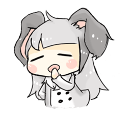 BiBi rabbit girl sticker #9168137