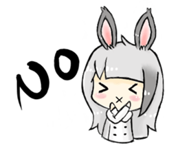 BiBi rabbit girl sticker #9168142