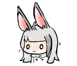 BiBi rabbit girl sticker #9168144