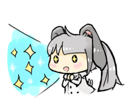 BiBi rabbit girl sticker #9168146