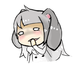 BiBi rabbit girl sticker #9168147