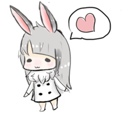 BiBi rabbit girl sticker #9168150