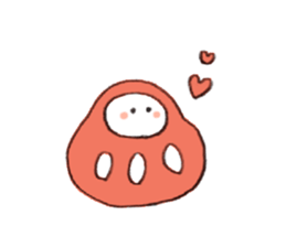 JAPANESE DARUMA! sticker #9168155