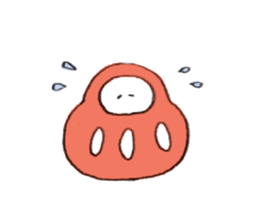 JAPANESE DARUMA! sticker #9168163