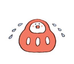 JAPANESE DARUMA! sticker #9168170