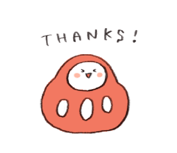 JAPANESE DARUMA! sticker #9168172