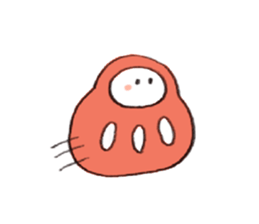 JAPANESE DARUMA! sticker #9168176