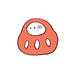 JAPANESE DARUMA! sticker #9168177