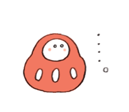 JAPANESE DARUMA! sticker #9168179