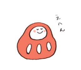 JAPANESE DARUMA! sticker #9168180