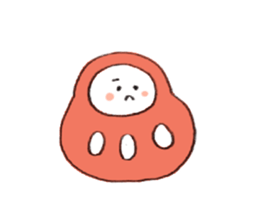 JAPANESE DARUMA! sticker #9168181