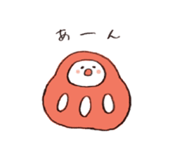 JAPANESE DARUMA! sticker #9168182