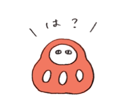 JAPANESE DARUMA! sticker #9168184