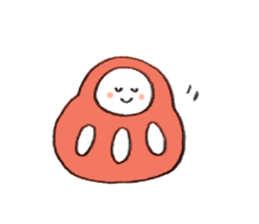 JAPANESE DARUMA! sticker #9168185