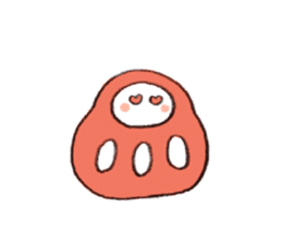 JAPANESE DARUMA! sticker #9168187