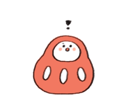 JAPANESE DARUMA! sticker #9168189