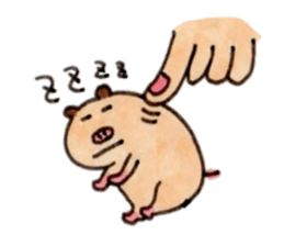 Kinkuma hamster "Hamuhamu"5 sticker #9168792