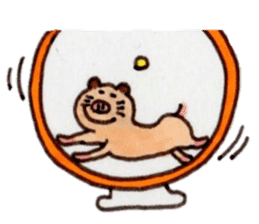 Kinkuma hamster "Hamuhamu"5 sticker #9168797
