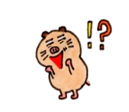 Kinkuma hamster "Hamuhamu"5 sticker #9168799