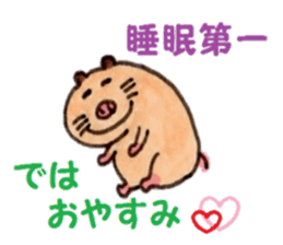 Kinkuma hamster "Hamuhamu"5 sticker #9168822