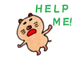 Kinkuma hamster "Hamuhamu"5 sticker #9168825