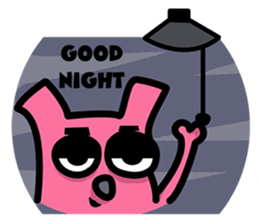 Daily routine of the Fries-Rabbit No.3 sticker #9168840