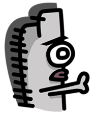 Daily routine of the Fries-Rabbit No.3 sticker #9168854