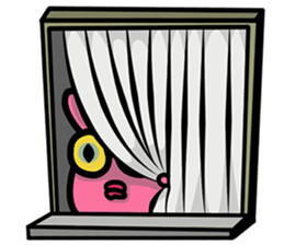 Daily routine of the Fries-Rabbit No.3 sticker #9168867