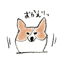 Corgie Hanachan sticker #9168885