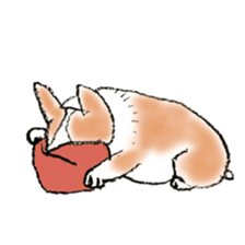 Corgie Hanachan sticker #9168890