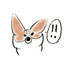 Corgie Hanachan sticker #9168911